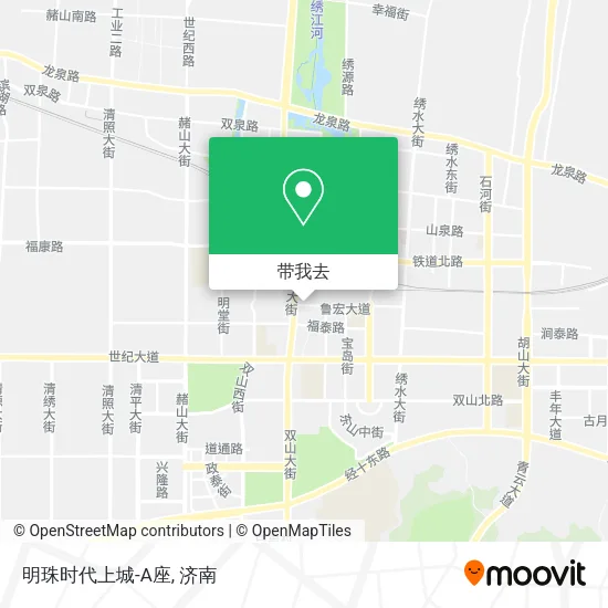明珠时代上城-A座地图