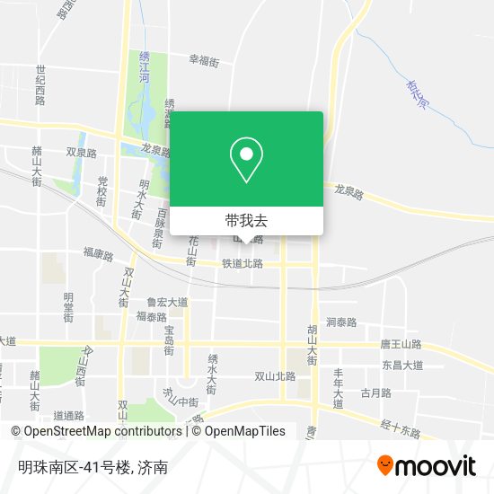 明珠南区-41号楼地图