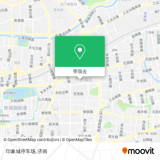 印象城停车场地图