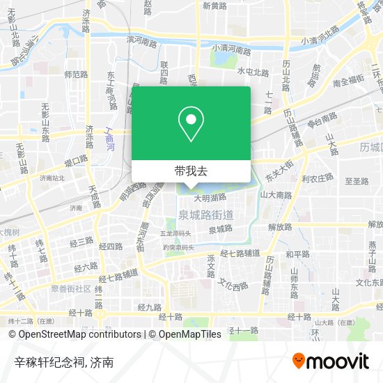 辛稼轩纪念祠地图