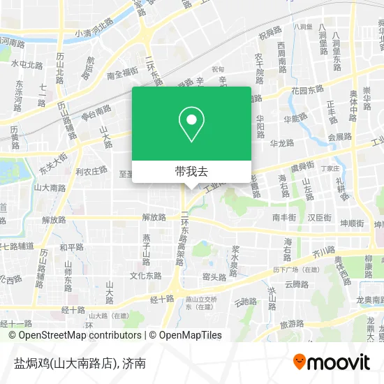 盐焗鸡(山大南路店)地图