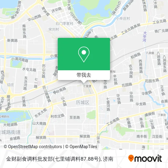 金财副食调料批发部(七里铺调料87.88号)地图