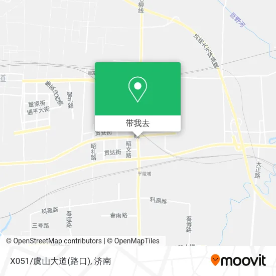 X051/虞山大道(路口)地图