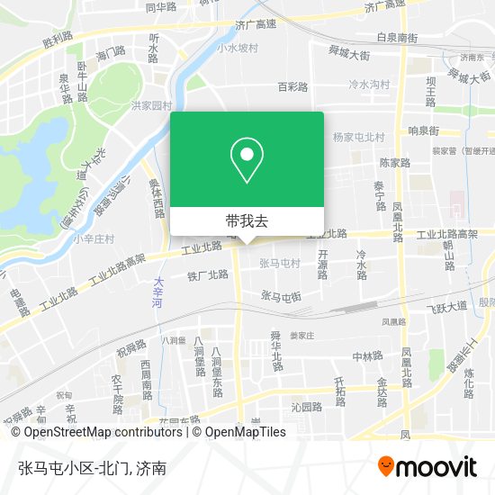 张马屯小区-北门地图