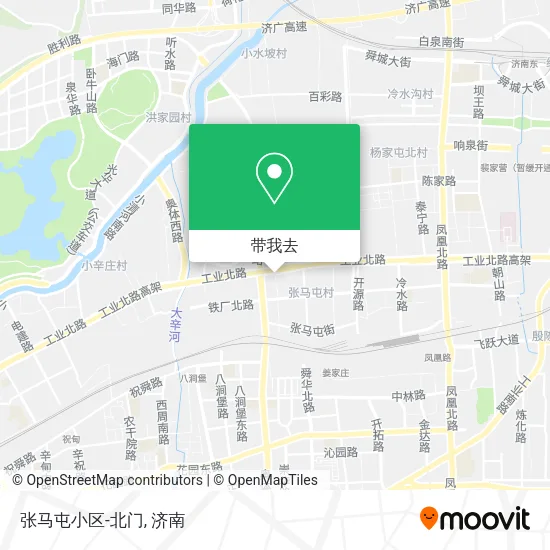 张马屯小区-北门地图