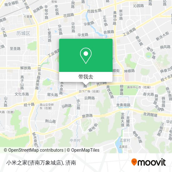 小米之家(济南万象城店)地图