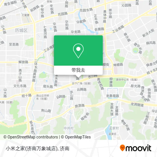 小米之家(济南万象城店)地图