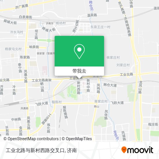 工业北路与新村西路交叉口地图
