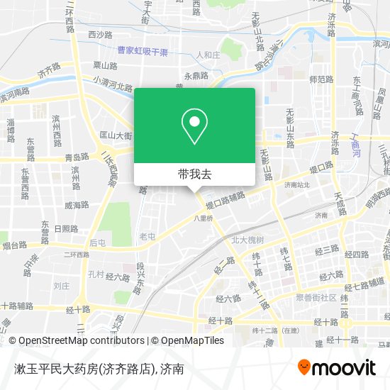 漱玉平民大药房(济齐路店)地图