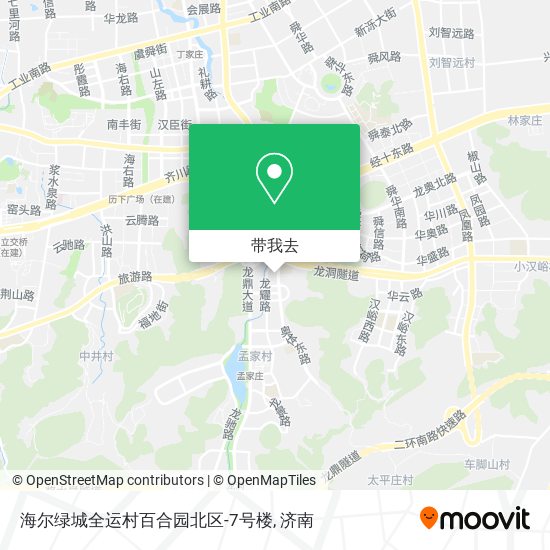 海尔绿城全运村百合园北区-7号楼地图