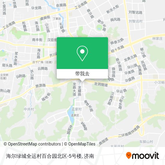 海尔绿城全运村百合园北区-5号楼地图