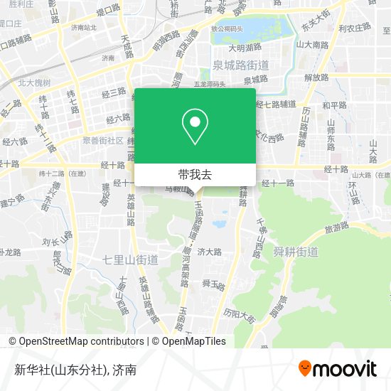 新华社(山东分社)地图