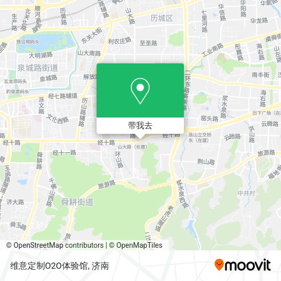 维意定制O2O体验馆地图