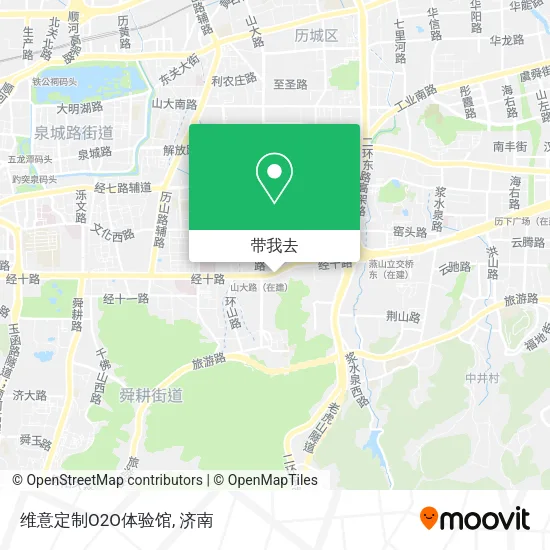 维意定制O2O体验馆地图