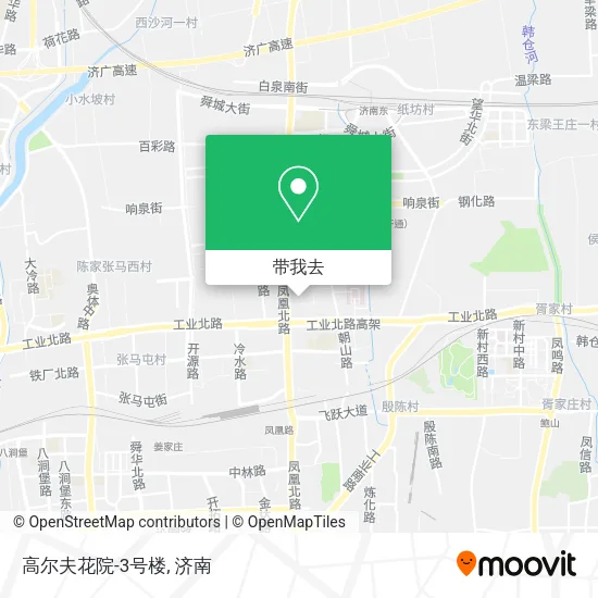 高尔夫花院-3号楼地图