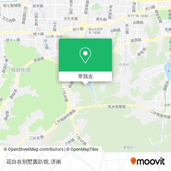 花自在别墅轰趴馆地图