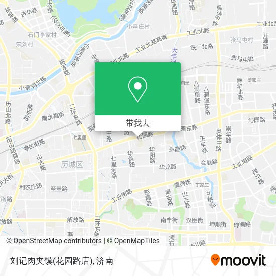 刘记肉夹馍(花园路店)地图
