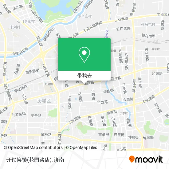 开锁换锁(花园路店)地图