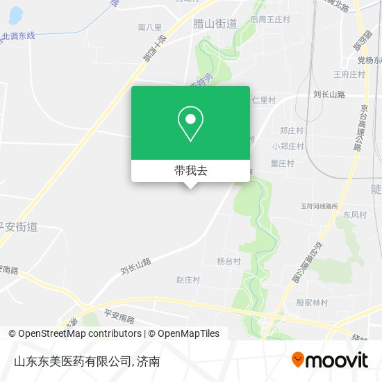 山东东美医药有限公司地图