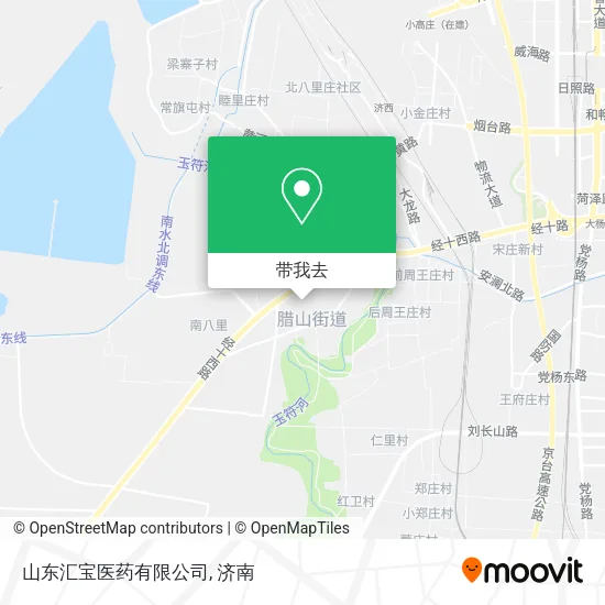 山东汇宝医药有限公司地图