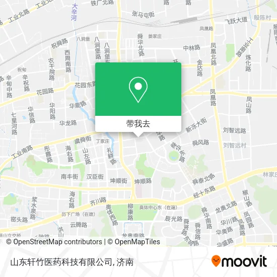 山东轩竹医药科技有限公司地图