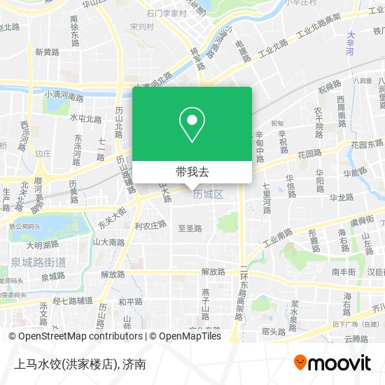 上马水饺(洪家楼店)地图