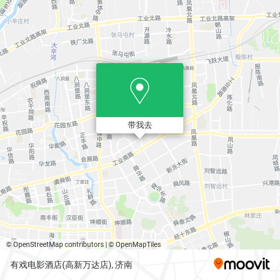 有戏电影酒店(高新万达店)地图
