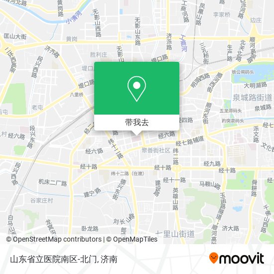 山东省立医院南区-北门地图