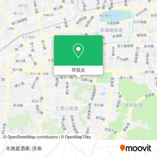 丰惠庭酒家地图