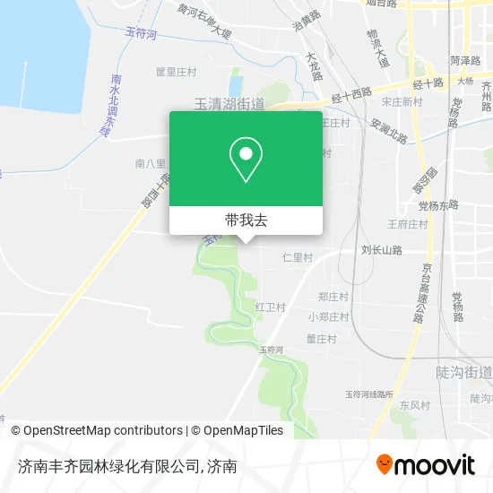 济南丰齐园林绿化有限公司地图
