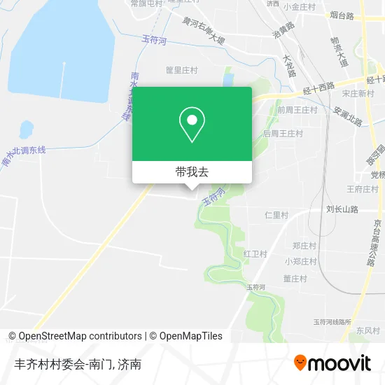 丰齐村村委会-南门地图