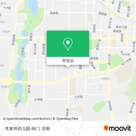 李家埠幼儿园-南门地图