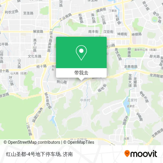 红山圣都-4号地下停车场地图