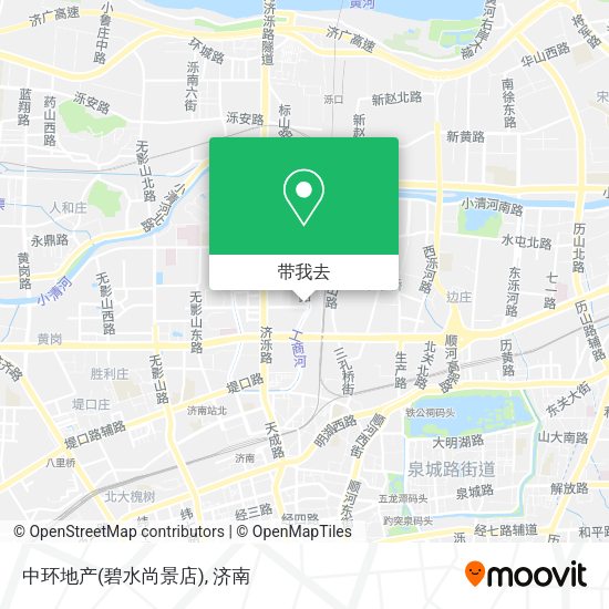 中环地产(碧水尚景店)地图