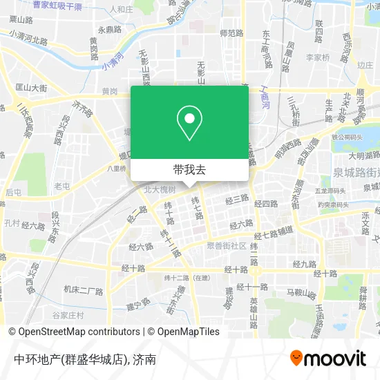 中环地产(群盛华城店)地图