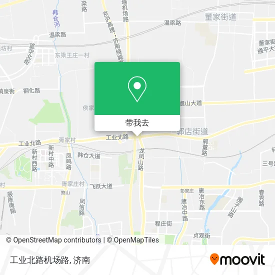 工业北路机场路地图