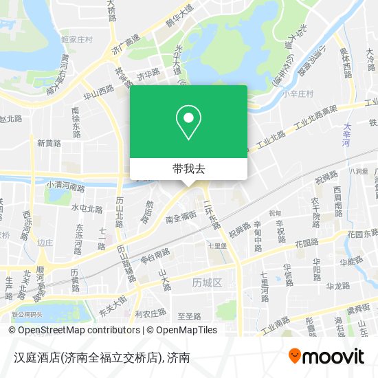 汉庭酒店(济南全福立交桥店)地图