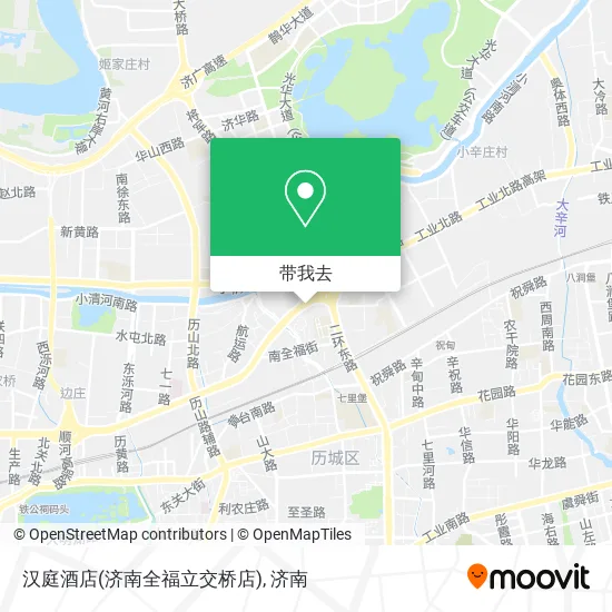 汉庭酒店(济南全福立交桥店)地图