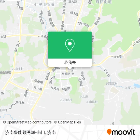 济南鲁能领秀城-南门地图