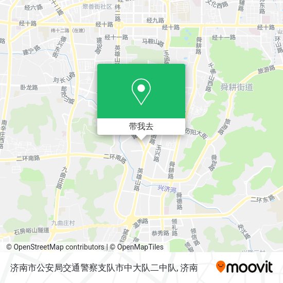 济南市公安局交通警察支队市中大队二中队地图