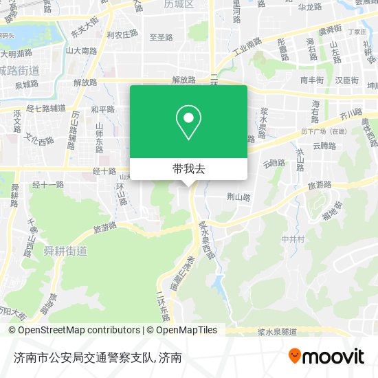 济南市公安局交通警察支队地图