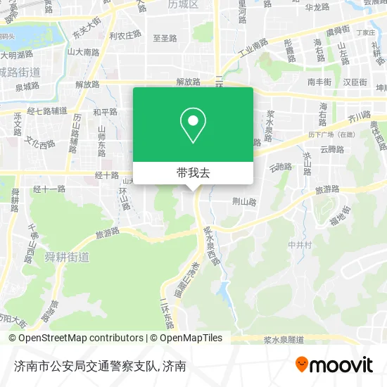 济南市公安局交通警察支队地图