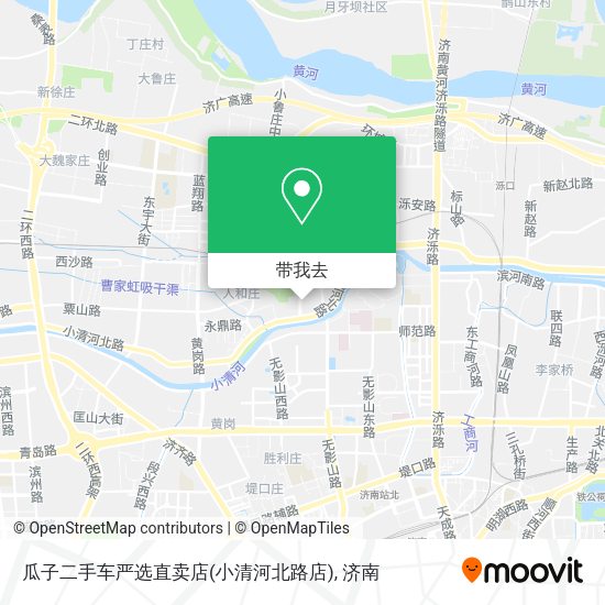 瓜子二手车严选直卖店(小清河北路店)地图