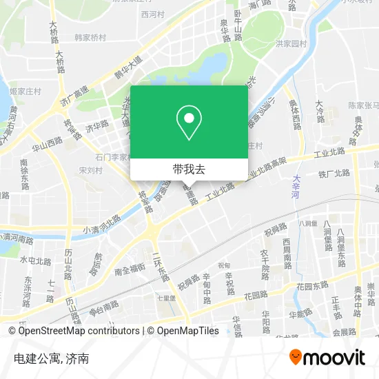 电建公寓地图