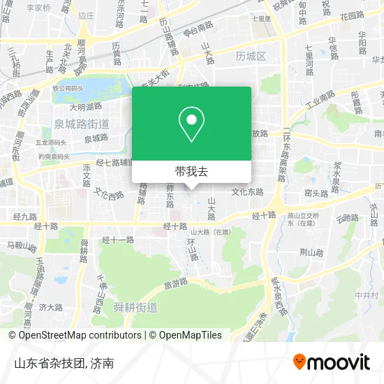 山东省杂技团地图