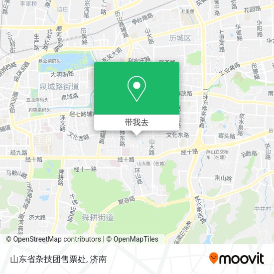 山东省杂技团售票处地图