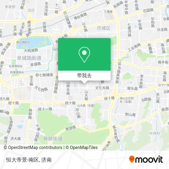 恒大帝景-南区地图