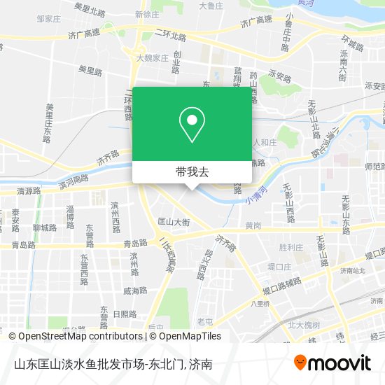 山东匡山淡水鱼批发市场-东北门地图