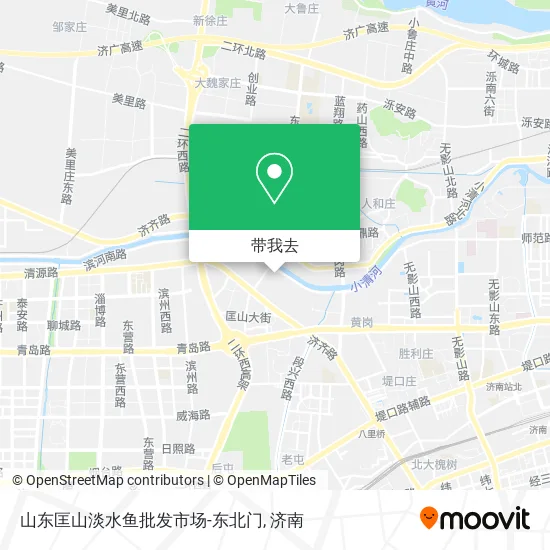 山东匡山淡水鱼批发市场-东北门地图