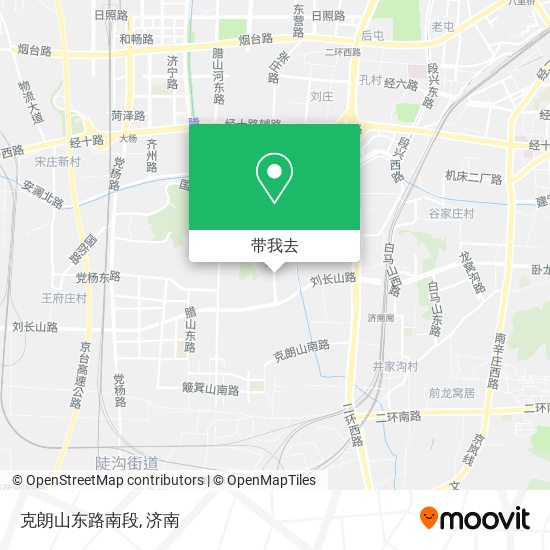 克朗山东路南段地图